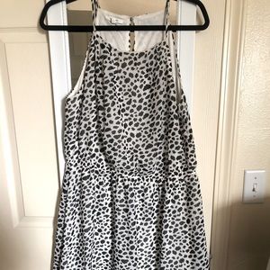 Maurices black and white dress.